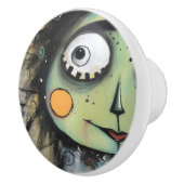 ArtLady 13 Charmant en bedroefd Keramische Knop (Rechts)