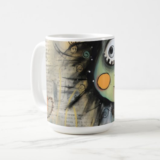ArtLady 13 Charmant en bedroefd Koffiemok (Voorkant links)