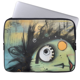 ArtLady 13 Charmant en bedroefd Laptop Sleeve
