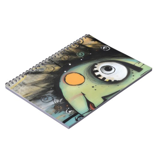 ArtLady 13 Charmant en bedroefd Notitieboek (Linkerzijde)