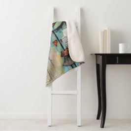 ArtLady 13 Charmant en bedroefd Sherpa Deken