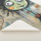ArtLady 13 Charmant en bedroefd Sherpa Deken (3/4)