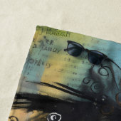 ArtLady 13 Charmant en bedroefd Strandlaken (In situ)