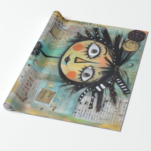 ArtLady 14 Charmant en verontrust Cadeaupapier (Uitgerold)