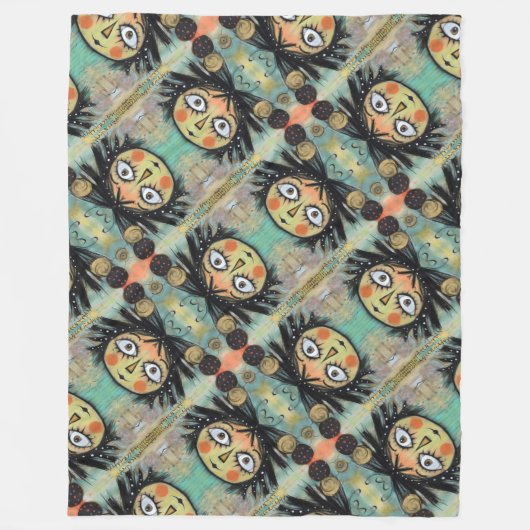 ArtLady 14 Charmant en verontrust Fleece Deken (Voorkant)