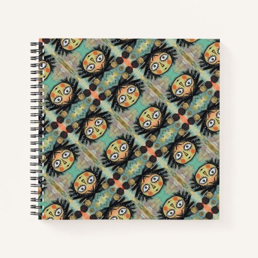 ArtLady 14 Charmant en verontrust Notitieboek (Voorkant)