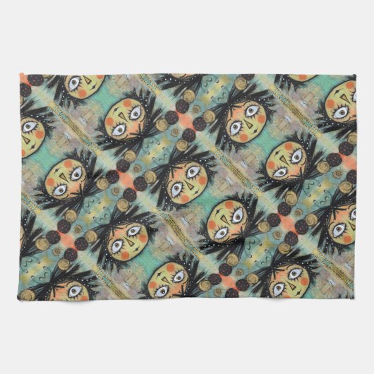 ArtLady 14 Charmant en verontrust Theedoek (Horizontaal)