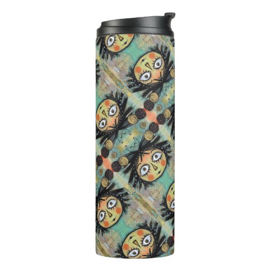 ArtLady 14 Charmant en verontrust Thermosbeker (Gedraaid links)