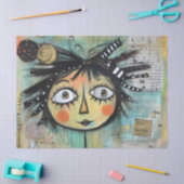 ArtLady 14 Charmant en verontrust Tissuepapier (Craft)