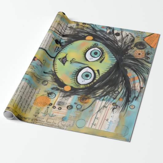 ArtLady 15 Charmant en bedroefd Cadeaupapier (Uitgerold)