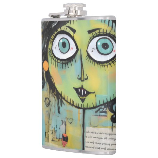 ArtLady 15 Charmant en bedroefd Heupfles (Links)