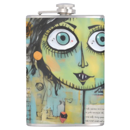 ArtLady 15 Charmant en bedroefd Heupfles (Voorkant)