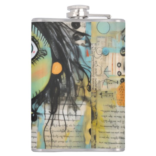 ArtLady 15 Charmant en bedroefd Heupfles (Achterkant)