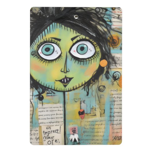 ArtLady 15 Charmant en bedroefd Mini Klembord (Achterkant)