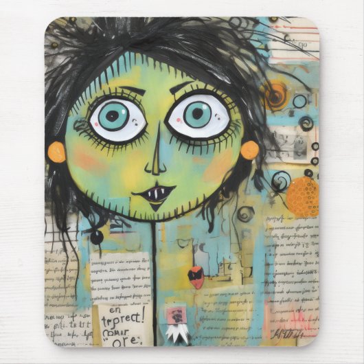 ArtLady 15 Charmant en bedroefd Muismat (Voorkant)