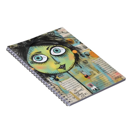 ArtLady 15 Charmant en bedroefd Notitieboek (Rechterzijde)