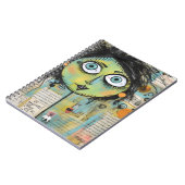 ArtLady 15 Charmant en bedroefd Notitieboek (Linkerzijde)