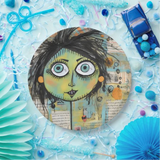 ArtLady 15 Charmant en bedroefd Papieren Bordje (Feest)