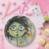 ArtLady 15 Charmant en bedroefd Papieren Bordje (Feest)