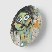 ArtLady 15 Charmant en bedroefd Ronde Klok (Hoek)