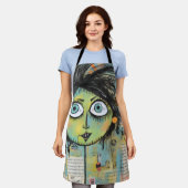 ArtLady 15 Charmant en bedroefd Schort (Gedragen)