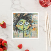 ArtLady 15 Charmant en bedroefd Servet (Insitu)