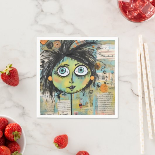 ArtLady 15 Charmant en bedroefd Servet (Insitu)