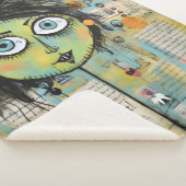 ArtLady 15 Charmant en bedroefd Sherpa Deken (3/4)