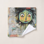 ArtLady 16 Charmant en bedroefd Bad Handdoek (Wasdoekje)