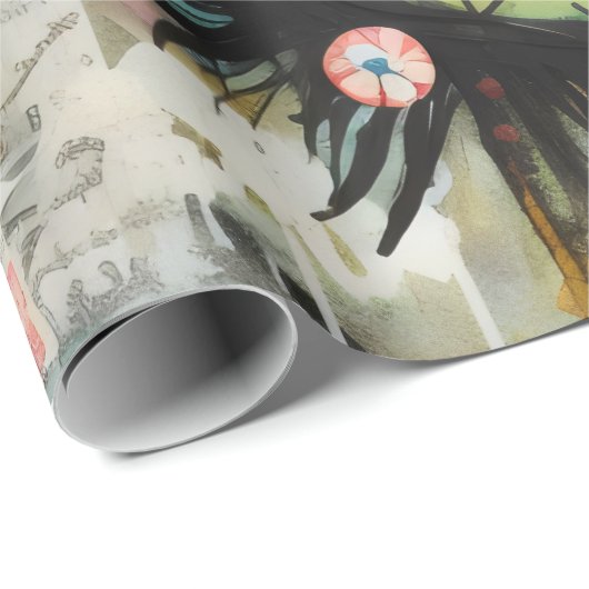 ArtLady 16 Charmant en bedroefd Cadeaupapier (Rol Hoek)