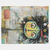 ArtLady 16 Charmant en bedroefd Fleece Deken (Voorkant (Horizontaal))