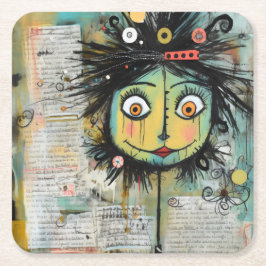 ArtLady 16 Charmant en bedroefd Kartonnen Onderzetters