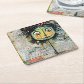 ArtLady 16 Charmant en bedroefd Kartonnen Onderzetters (Schuin)