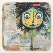 ArtLady 16 Charmant en bedroefd Kartonnen Onderzetters (Voorkant)