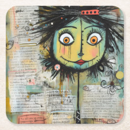 ArtLady 16 Charmant en bedroefd Kartonnen Onderzetters