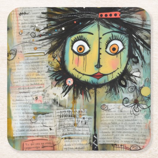 ArtLady 16 Charmant en bedroefd Kartonnen Onderzetters (Voorkant)