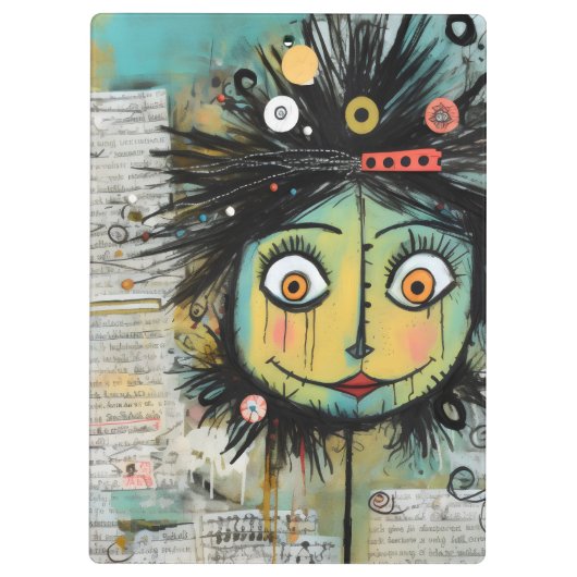 ArtLady 16 Charmant en bedroefd Klembord (Achterkant)