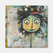 ArtLady 16 Charmant en bedroefd Magneet (Voorkant)