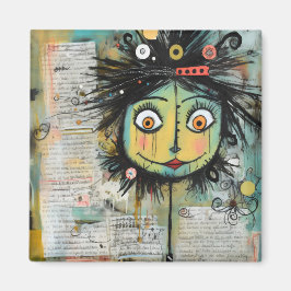 ArtLady 16 Charmant en bedroefd Magneet