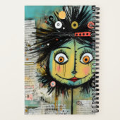 ArtLady 16 Charmant en bedroefd Notitieboek (Achterkant)