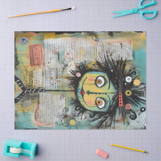 ArtLady 16 Charmant en bedroefd Tissuepapier (Craft)