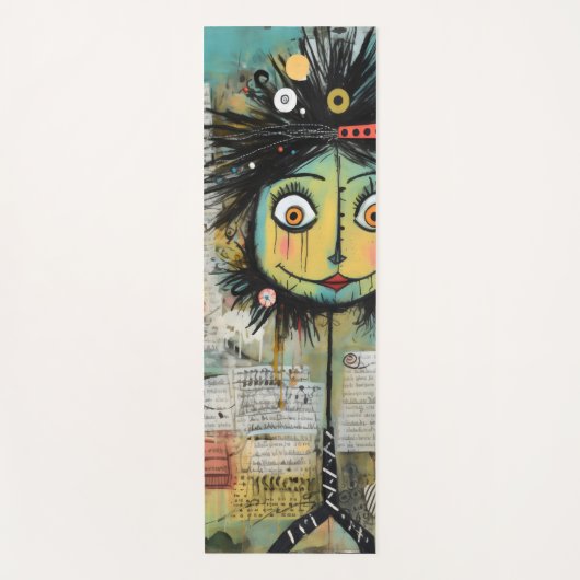 ArtLady 16 Charmant en bedroefd Yogamat (Voorkant)