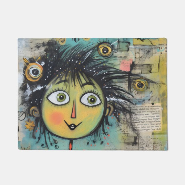 ArtLady 17 Charmant en bedroefd Deurmat (Voorkant)