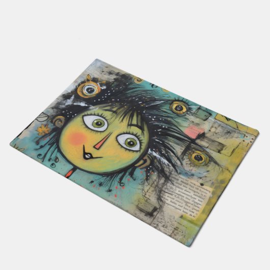 ArtLady 17 Charmant en bedroefd Deurmat (Schuin)