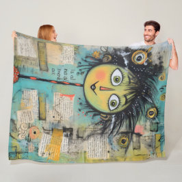 ArtLady 17 Charmant en bedroefd Fleece Deken