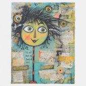 ArtLady 17 Charmant en bedroefd Fleece Deken (Voorkant)