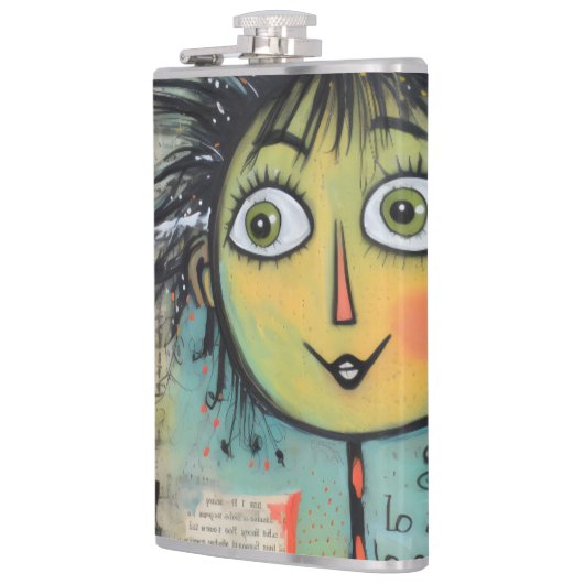 ArtLady 17 Charmant en bedroefd Heupfles (Links)