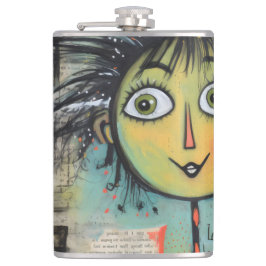 ArtLady 17 Charmant en bedroefd Heupfles