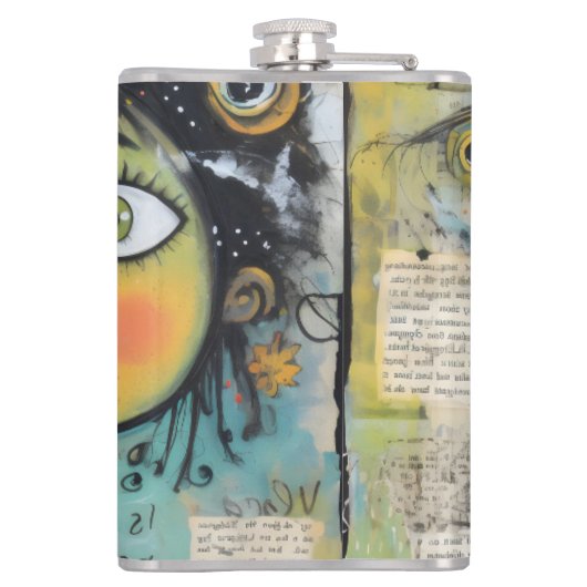 ArtLady 17 Charmant en bedroefd Heupfles (Achterkant)