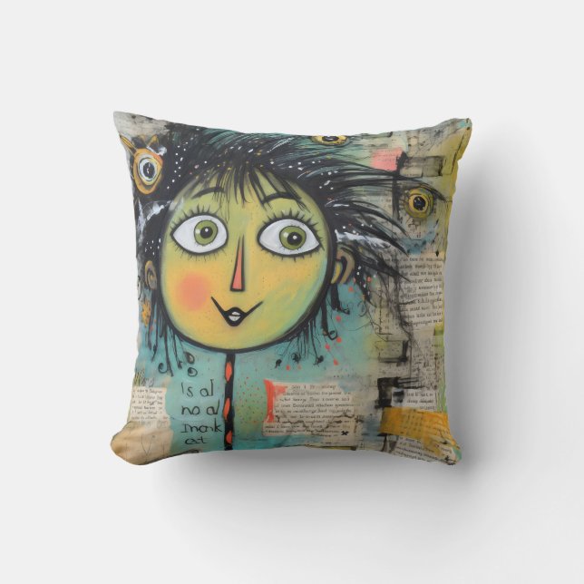 ArtLady 17 Charmant en bedroefd Kussen (Voorkant)